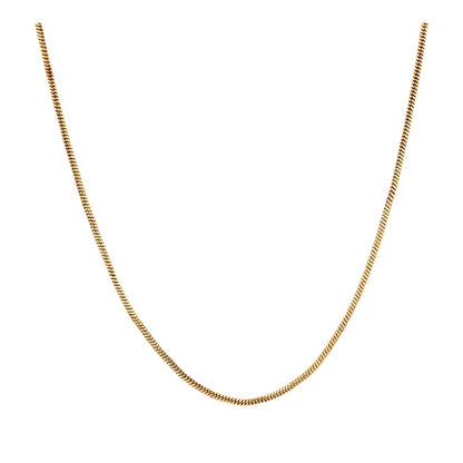 14K Gold Snake Chain Necklace