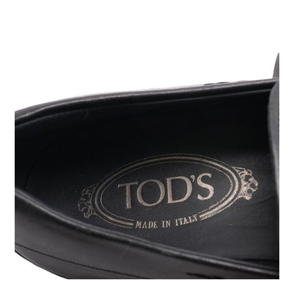 Black City Gommino Leather Hardsole Penny Loafers Driving Shoe