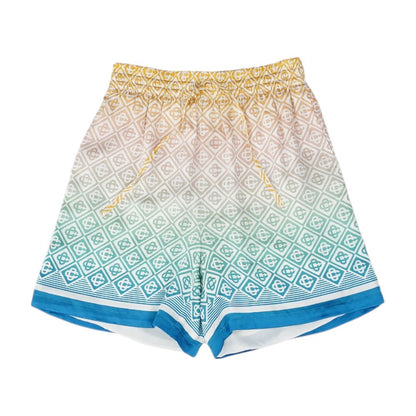 Gradient Monogram Silk Shorts