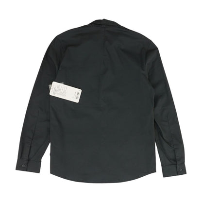 Charcoal Solid Long Sleeve Button Down