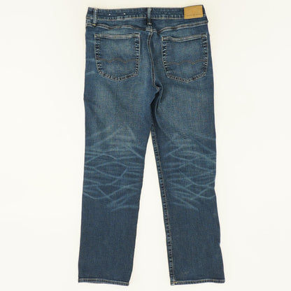 Solid Straight Jeans