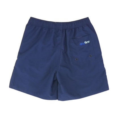 Navy Solid Swim Shorts