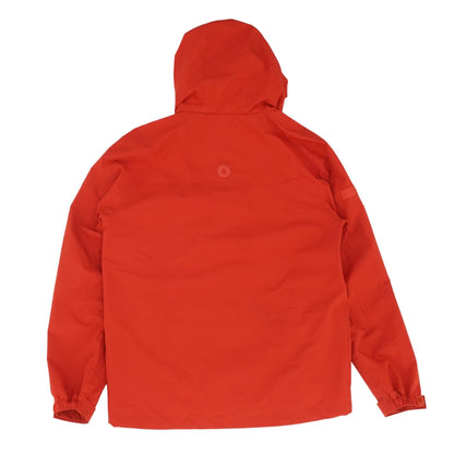 Red Solid Rain Jacket