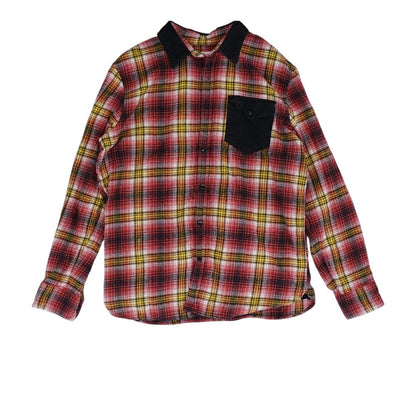 Red Plaid Flannel Button Down