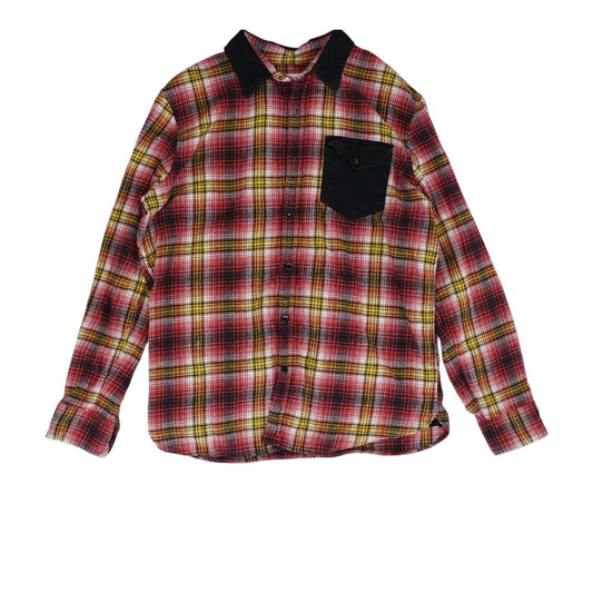 Red Plaid Flannel Button Down