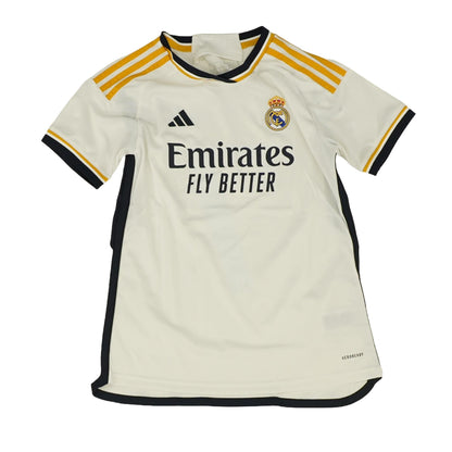 White Soccer Emirates Jersey