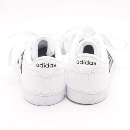 Baseline White Low-Top Sneakers