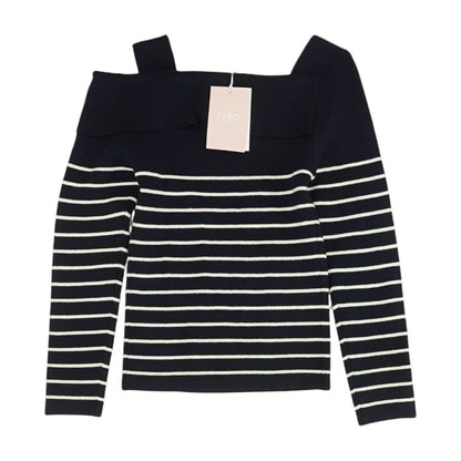 Navy Striped Sweater