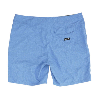 Blue Solid Swim Shorts