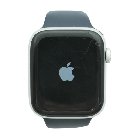 44mm SE 1 Silver Smartwatch Navy Band S/M