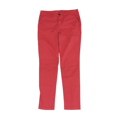 Pink Solid Khaki Pants