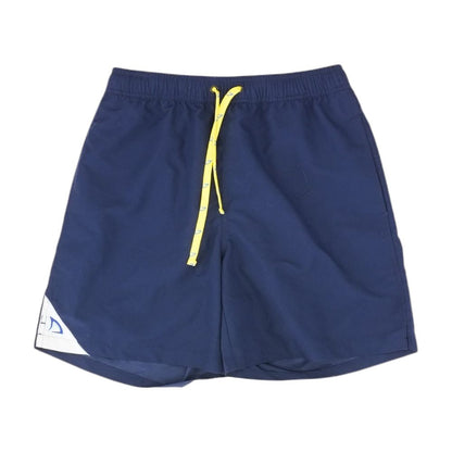 Navy Solid Swim Shorts