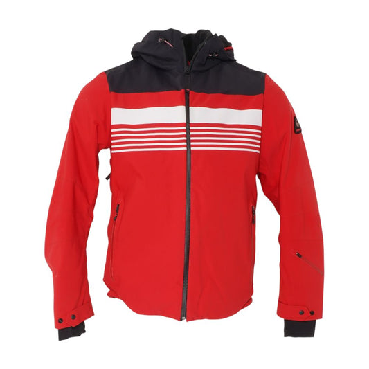 Red Striped Oberstoff Ski Jacket