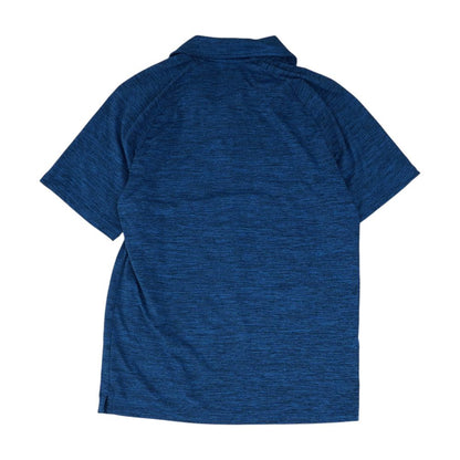 Blue Graphic Short Sleeve Polo