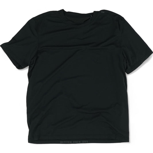 Black Solid Crewneck T-Shirt