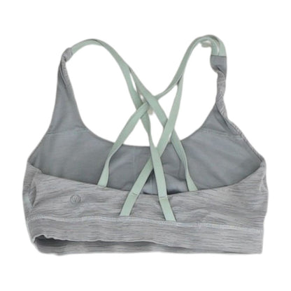 Gray Graphic Sports Bra