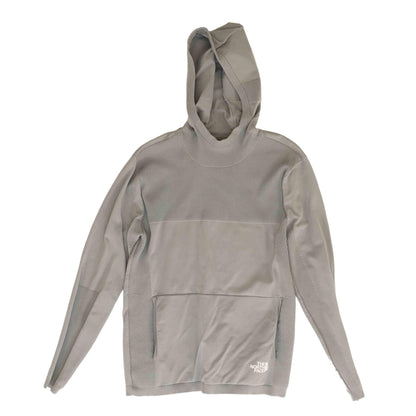 Gray Solid Active Hoodie Pullover
