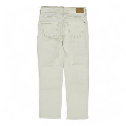 Ivory Solid Regular Jeans