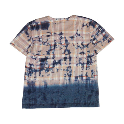 Multi Plaid Crewneck Knit Top