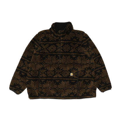 Black Plus Graphic 1/4 Zip Pullover