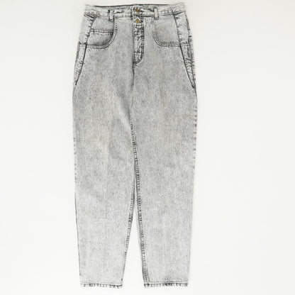 Gray Solid Regular Jeans