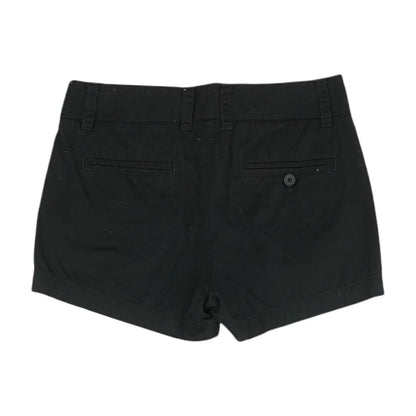 Black Solid Chino Shorts