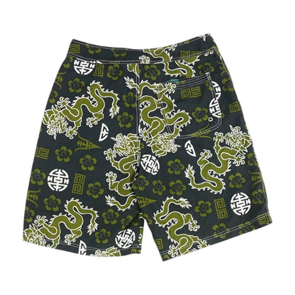 Green Graphic Board Shorts