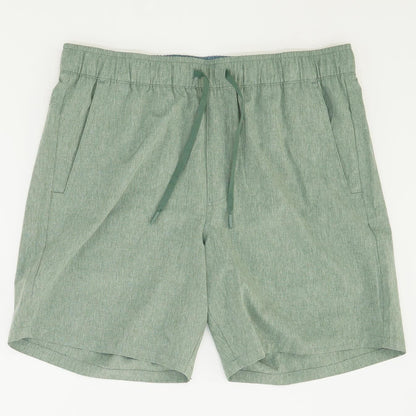 Green Solid Active Shorts