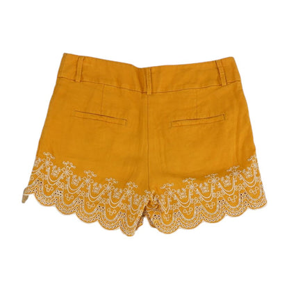 Orange Solid Shorts