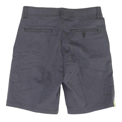 Charcoal Solid Chino Shorts