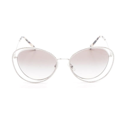 Silver SMU 59V Round Sunglasses