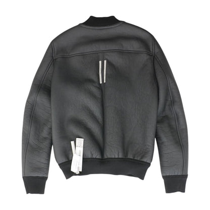 Black Porterville Reversible Classic Flight Shearling Bomber Jacket