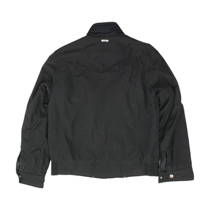 Black Solid Bomber Jacket