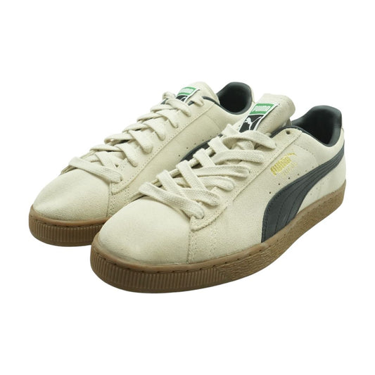 Suede Classic Beige Leather Low Top Athletic Shoes