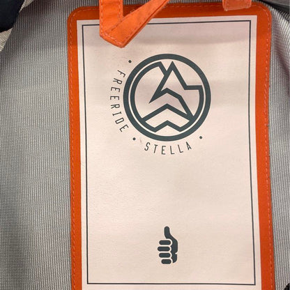 Free Ride Stella Orange Color Block Ski Jacket