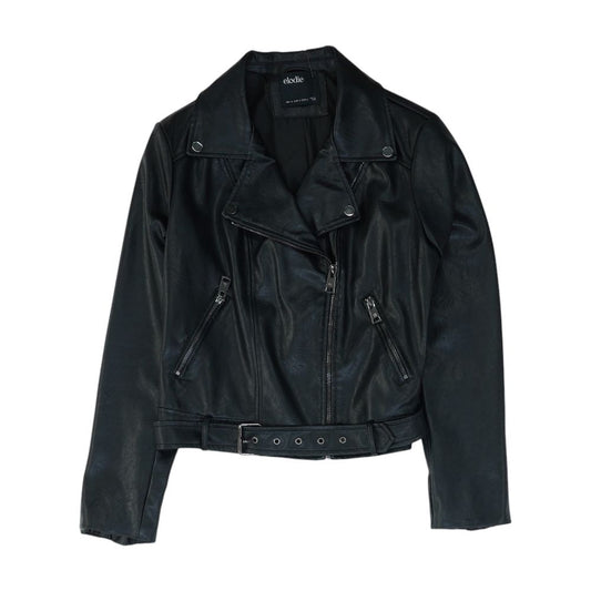 Black Faux Leather Jacket