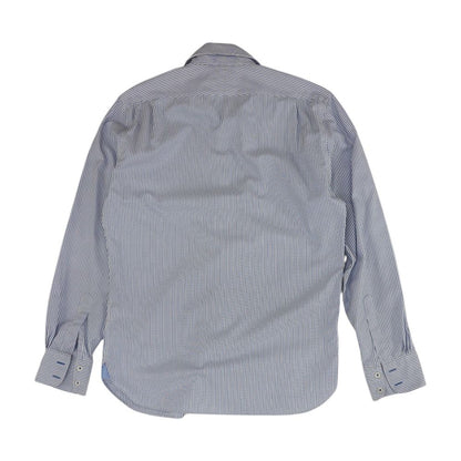 Blue Striped Long Sleeve Button Down