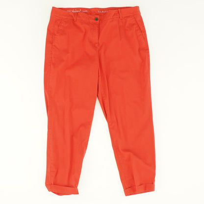 Red Solid Chino Pants