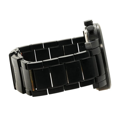 Black Chrono Ceramic Stainless Steel Watch