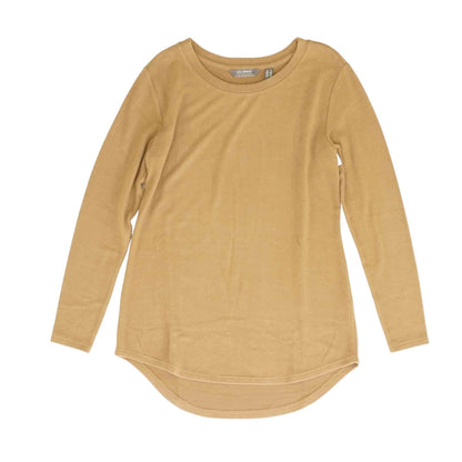 Khaki Solid Pullover Sweater