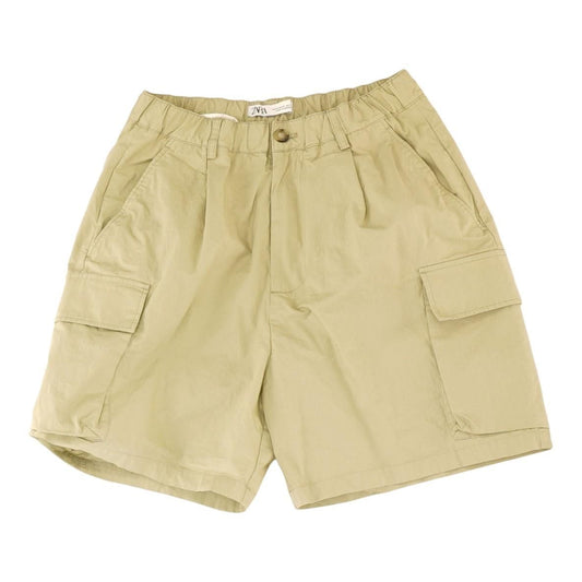 Olive Solid Cargo Shorts