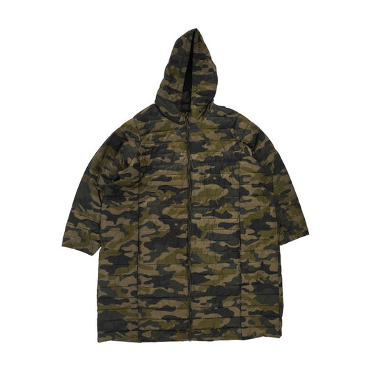 Green Plus Camo Puffer Coat
