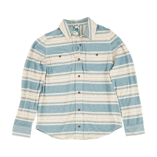 Blue Striped Flannel Button Down