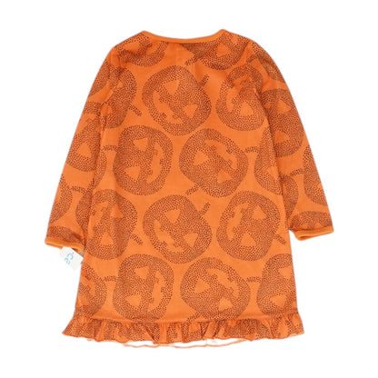 Orange Graphic Dress