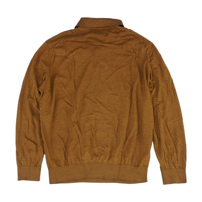 Brown Casheta Long Sleeve Polo