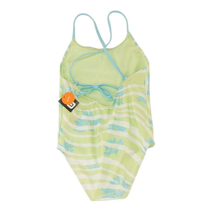 Green Graphic One-Piece