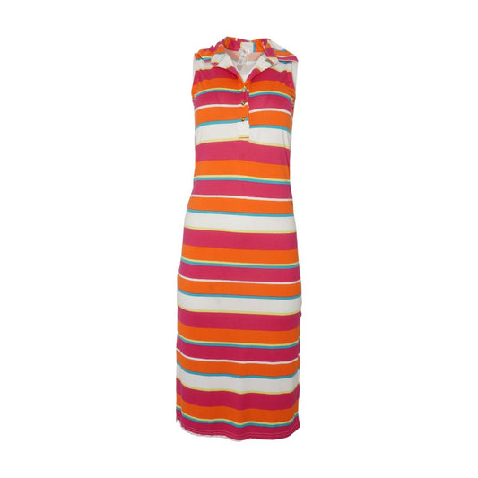 Multi Striped Midi Dress