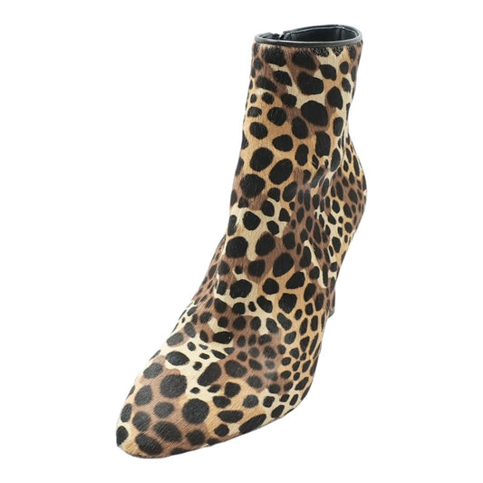 So Eleonor 85mm Low Tan Animal Print Ankle Boots