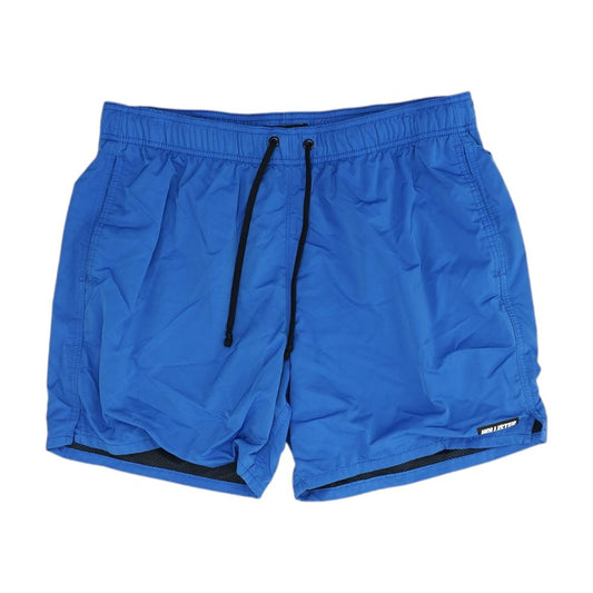 Blue Solid Swim Shorts