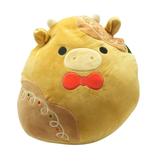 12 inch Jericho the Gingerbread Cow Plush Toy